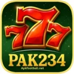 PAK234 Game mobile interface showing color prediction options and countdown timer.