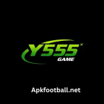 Y555 Game mobile app interface showing game dashboard and options on smartphone screen